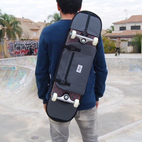 Skateboard bandolera 7.5" - 8.5" Gris Skateboard bandolera 7.5" - 8.5" Gris