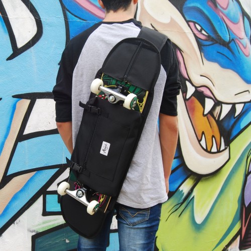 Skateboard bandolera 7.5" - 8.5" Negro Skateboard bandolera 7.5" - 8.5" Negro