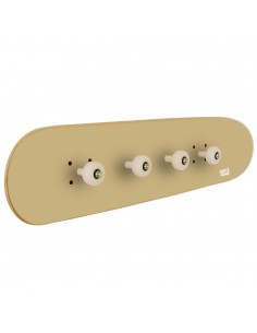 The perfect coat rack to surprise a skateboarder