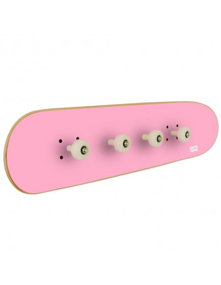 Verlängerte Garderobe mit Skateboard-Deck und Rädern Verlängerte Garderobe mit Skateboard-Deck und Rädern