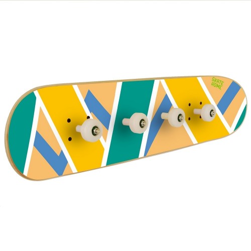 Skateboard Dekoration für Jugendzimmer - Skateboard Garderobe