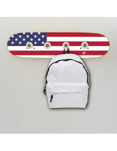 Skate Garderobe mit der Flagge der United States. 2