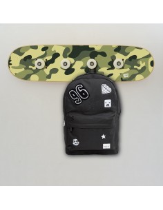 Portemanteau Skateboard en Camouflage meuble origine pour enfants 2