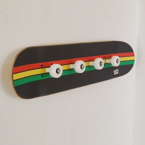 Skate Porte-manteau lignes Rasta Skate Porte-manteau lignes Rasta