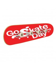Go Skateboarding Day, accrochage au mur Rouge