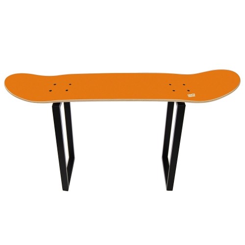 Gift for special skateboarders with this orange high stool