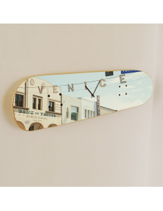 Skateboarduhr mit Illustration des berühmten Venedig-Strandplakats 2