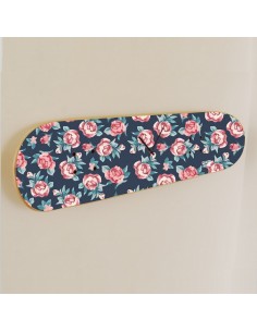 Skateboard Wanduhr - Kleine Rosen - Original Geschenk Skater 2
