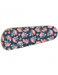Skateboard Wanduhr - Kleine Rosen - Original Geschenk Skater