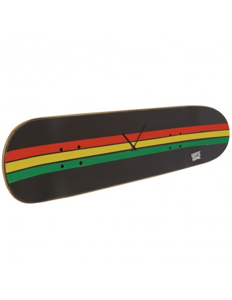Skate Uhr für Liebhaber der Rasta-Welt des Skateboardens Skate Uhr für Liebhaber der Rasta-Welt des Skateboardens