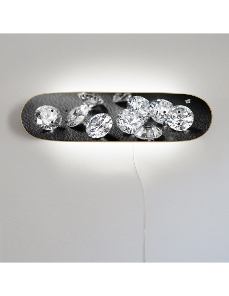 Cadeau pour les skaters très luxueux, lampe à diamant Cadeau pour les skaters très luxueux, lampe à diamant