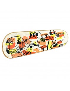 Skateboard Art Mural: Les chiens