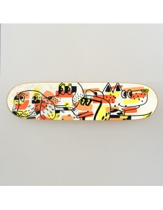 Skateboard Art Mural: Les chiens 2