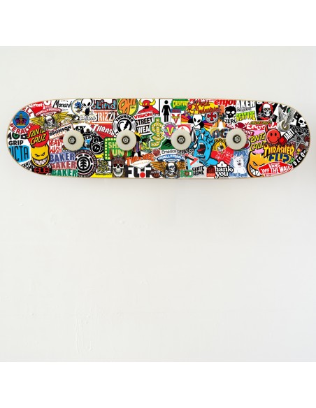 Skateboard-Garderobenständer - Skate-Aufkleber