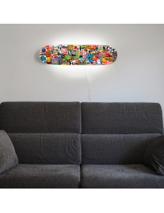 Skateboard Lampe -... 2