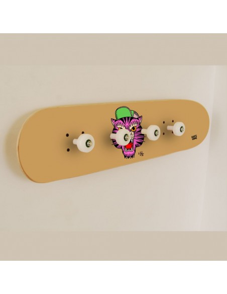 Skateboard-Garderobenständer design: Tiger -B.Simo