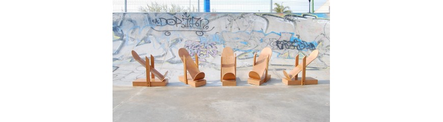 Skateboarder gift idea: Skateboard shelf, skateboard furniture will look fantastic in any bedroom