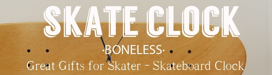 Grand cadeaux pour skater - Skate horloge pour votre chambre spéciale